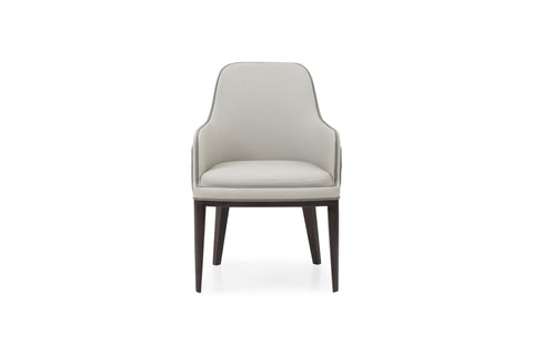 Modrest Maxwell Glam Beige and Grey Dining Chair By VIG Furniture