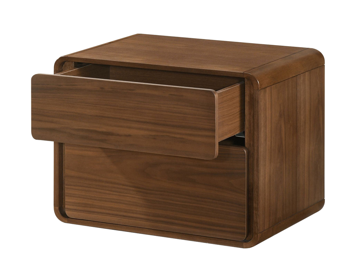 Modrest Dustin Modern Walnut Nightstand Model VGMABR-99-NS