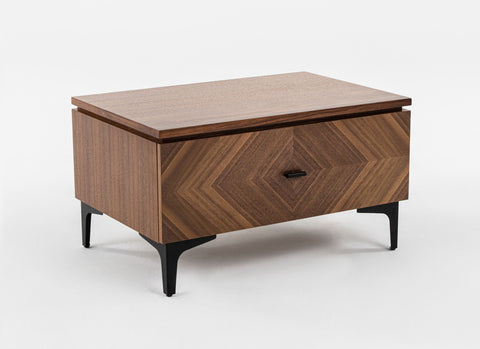Modrest Paula Mid Century Walnut Nightstand Model VGMABR-103-NS