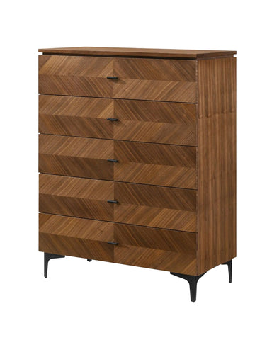Modrest Paula Mid Century Walnut Chest Model VGMABR-103-CHST
