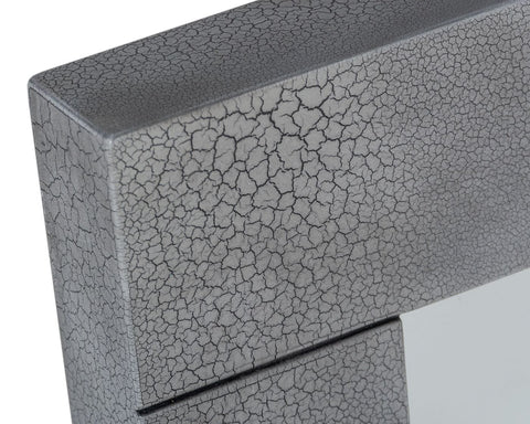 Modrest Buckley Modern Grey Crackle Mirror Model VGVCJ2003-MIR