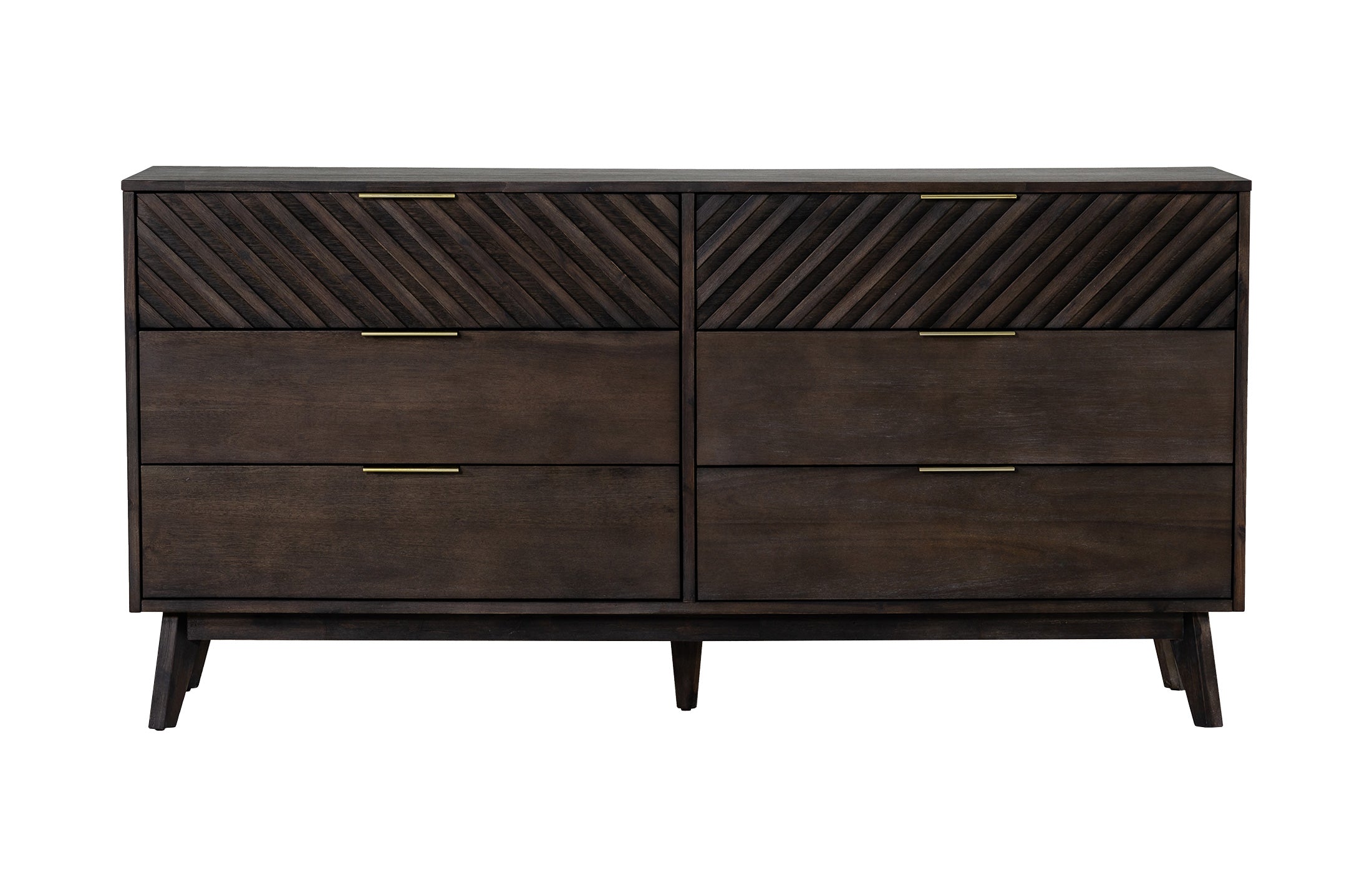Modrest Daisy Mid Century Dark Acacia Dresser Model VGWDKYOTO-DRS
