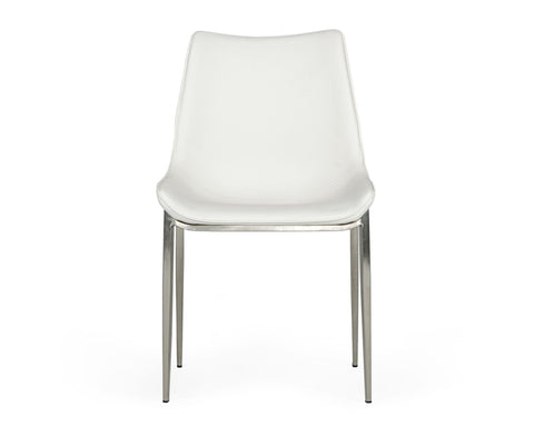 Modrest Frasier Modern White Eco Leather Dining Chair (Set of 2) By VIG Furniture