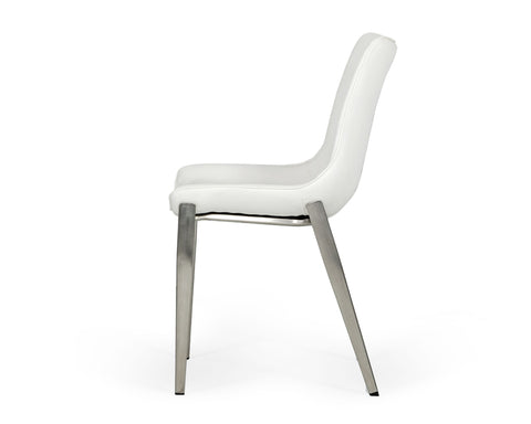 Modrest Frasier Modern White Eco Leather Dining Chair (Set of 2) By VIG Furniture