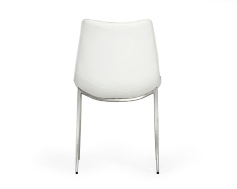 Modrest Frasier Modern White Eco Leather Dining Chair (Set of 2) By VIG Furniture