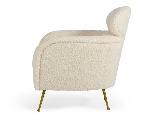 Modrest Altura Modern Faux Fur Lounge Chair Model VGODDY-9176-LC