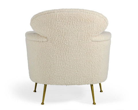 Modrest Altura Modern Faux Fur Lounge Chair Model VGODDY-9176-LC