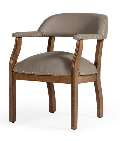 Modrest Canosa Modern Taupe Faux Leather Dining Chair By VIG Furniture