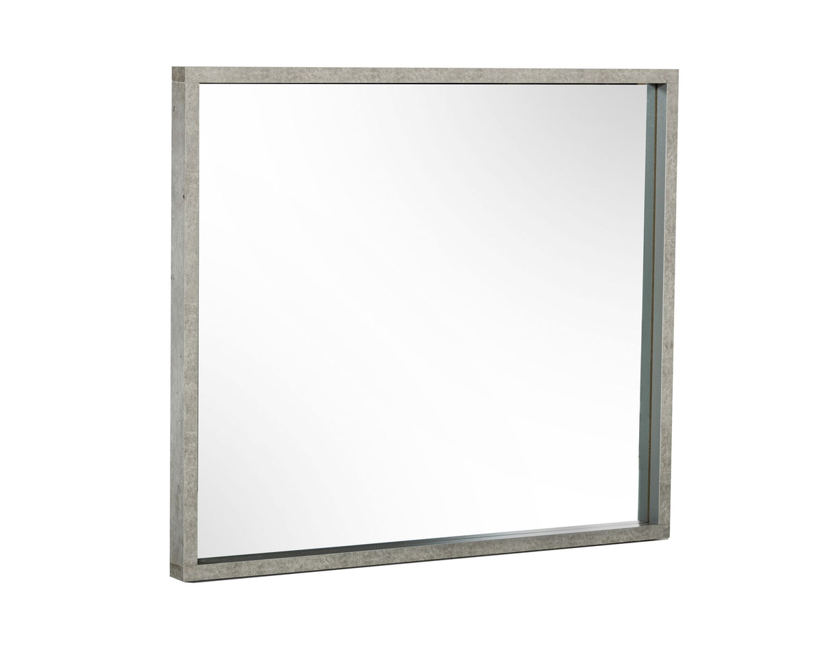 Nova Domus Boston Modern Faux Concrete Mirror Model VGANBOSTON-MIR