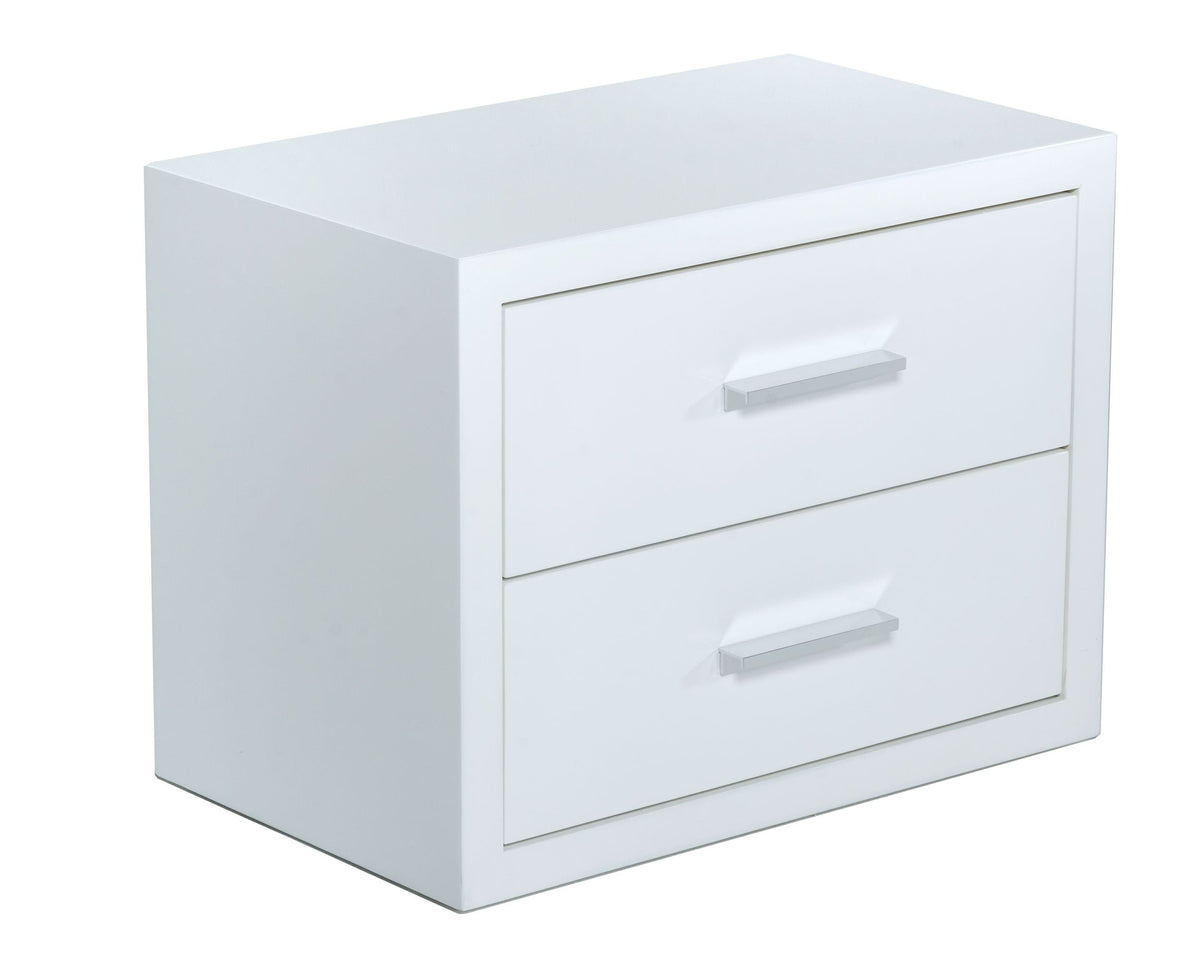 Modrest Adan Modern White Nightstand Model VGBBMB1706-NS-3