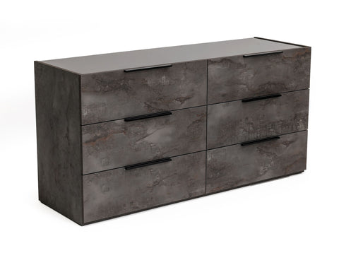 Nova Domus Ferrara Modern Volcano Oxide Grey Dresser Model VGACFERRARA-DRS