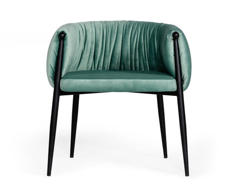 Modrest Belcaro Modern Light Green Fabric Dining Chair By VIG Furniture