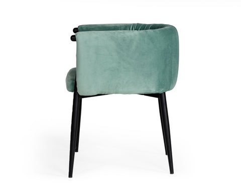 Modrest Belcaro Modern Light Green Fabric Dining Chair By VIG Furniture