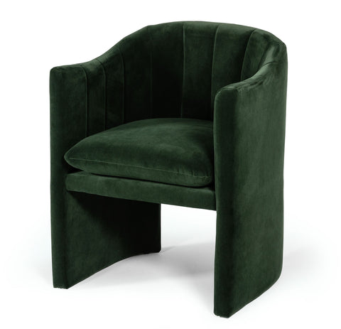 Modrest Danube Modern Jade Green Fabric Dining Chair By VIG Furniture