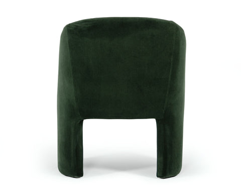 Modrest Danube Modern Jade Green Fabric Dining Chair By VIG Furniture