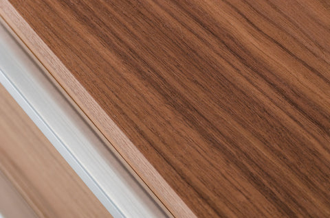 Modrest Heloise Contemporary Walnut & Stainless Steel Dresser Model VGBBMC1502-DRS