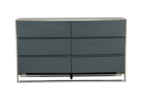 Modrest Jolene Modern Grey Bedroom Set Model VGBBMA2013-SET