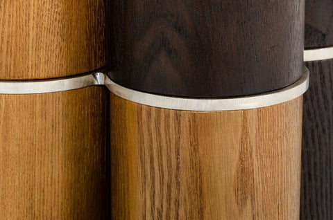 Modrest Greta Modern Glass & Walnut Dining Table Model VGCSRT-19070-WAL-DT