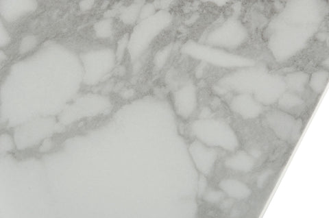 Modrest Stetson Modern White Ceramic & Smoked Ash Dining Table Model VGCSDT-20046-WHT-DT