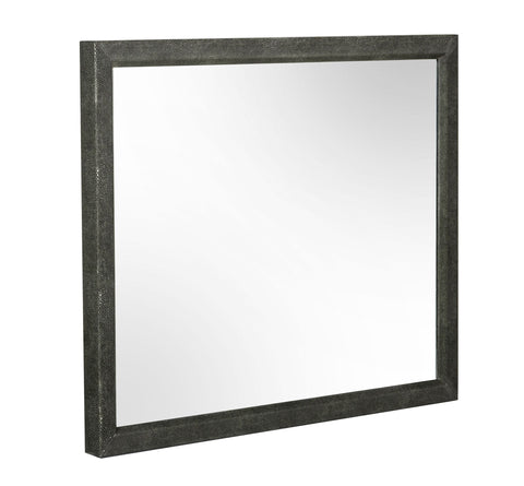 Modrest Howard Modern Shagreen Grey Leatherette Mirror Model VGGMMI-1528-MIR