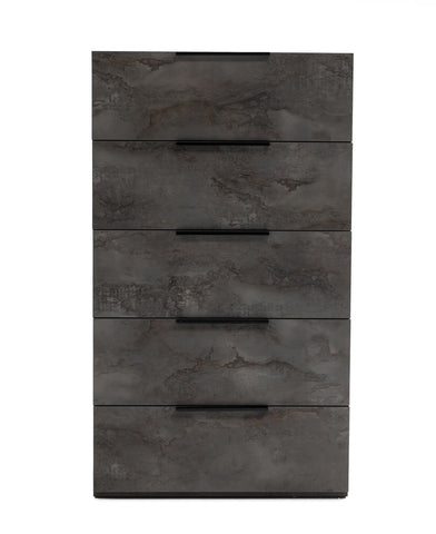 Nova Domus Ferrara Modern Volcano Oxide Grey Chest Model VGACFERRARA-GRY-A-CHEST