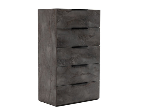 Nova Domus Ferrara Modern Volcano Oxide Grey Chest Model VGACFERRARA-GRY-A-CHEST