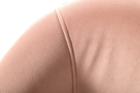 Modrest Mancos Modern Pink Velvet Accent Chair Model VGMFOC-296-PK-CH