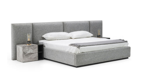 Nova Domus Maranello Modern Grey Bed Model VGMAMQT-S25-BR-121-GRY-BED