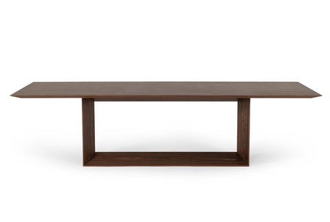 Modrest Channa Modern Walnut Dining Table Model VGBBMI2006T-WAL-DT