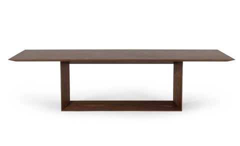 Modrest Channa Modern Walnut Dining Table Model VGBBMI2006T-WAL-DT