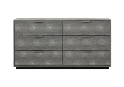 Modrest Dynasty Modern Shagreen Dresser Model VGVCJ2108-D-GRY-DRS