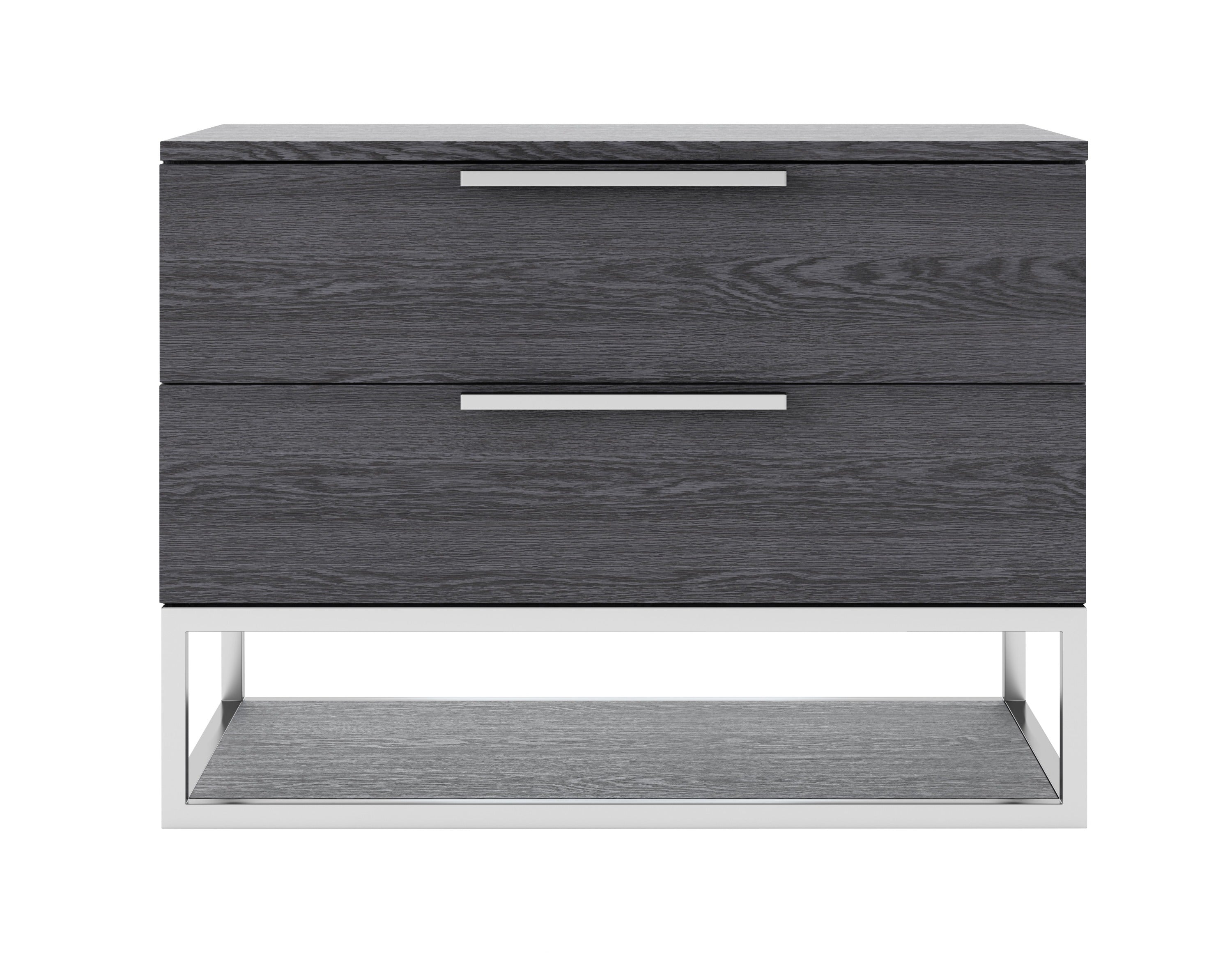 Modrest Heloise Contemporary Grey Elm Nightstand Model VGBBMB1502-GRY-NS