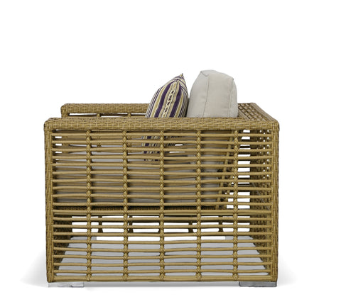 Renava Ko Tao Outdoor Beige & Wicker Lounge Chair Model VGATRASF-054-CHR