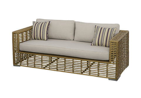 Renava Ko Tao Outdoor Beige & Wicker Sofa Model VGATRASF-054-SOFA