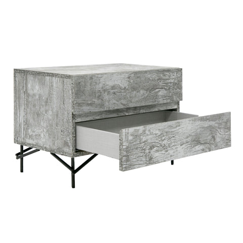 Nova Domus Aria Italian Modern Multi Grey With Texture Nightstand Model VGAC-ARIA-NS