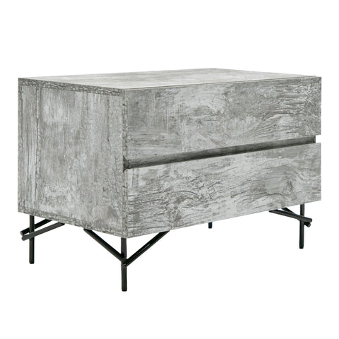 Nova Domus Aria Italian Modern Multi Grey With Texture Nightstand Model VGAC-ARIA-NS