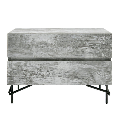 Nova Domus Aria Italian Modern Multi Grey With Texture Nightstand Model VGAC-ARIA-NS