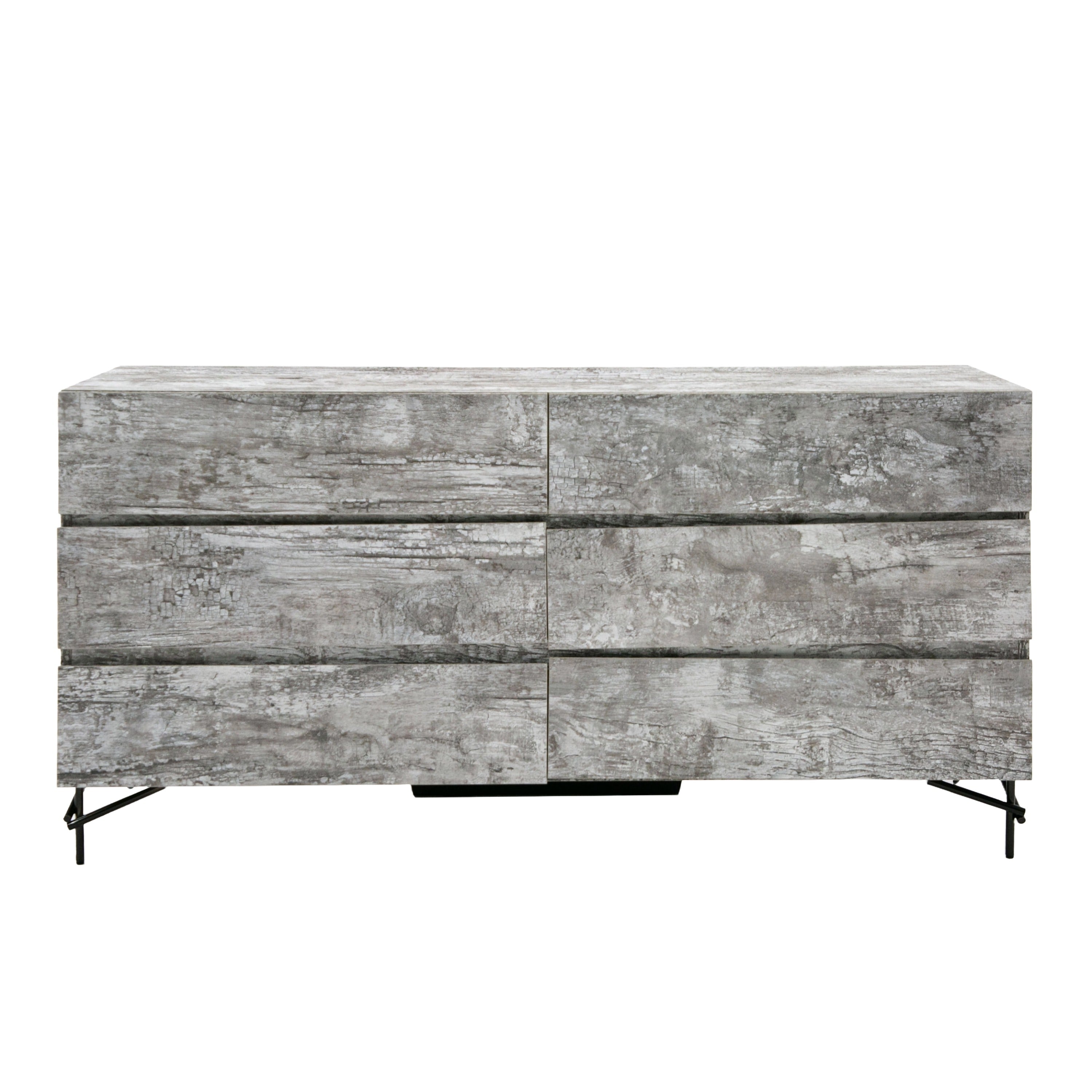Nova Domus Aria Italian Modern Multi Grey With Texture Dresser Model VGAC-ARIA-DRESSER