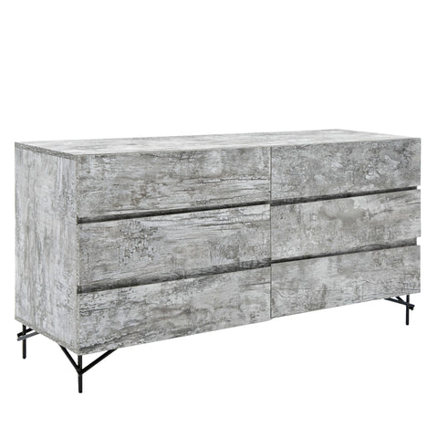 Nova Domus Aria Italian Modern Multi Grey With Texture Dresser Model VGAC-ARIA-DRESSER