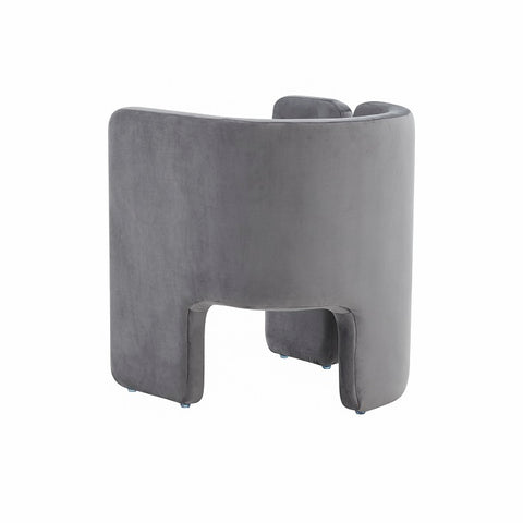 Modrest Tirta Modern Grey Accent Chair Model VGRH-AC-234-L-GREY-CH