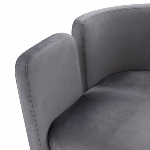 Modrest Tirta Modern Grey Accent Chair Model VGRH-AC-234-L-GREY-CH
