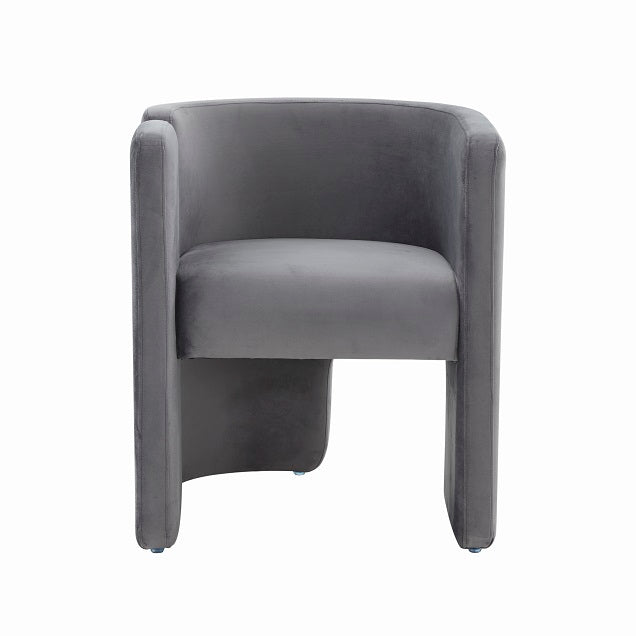Modrest Tirta Modern Grey Accent Chair Model VGRH-AC-234-L-GREY-CH