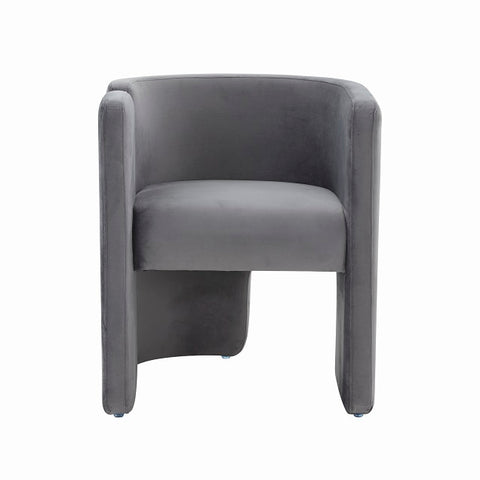 Modrest Tirta Modern Grey Accent Chair Model VGRH-AC-234-L-GREY-CH