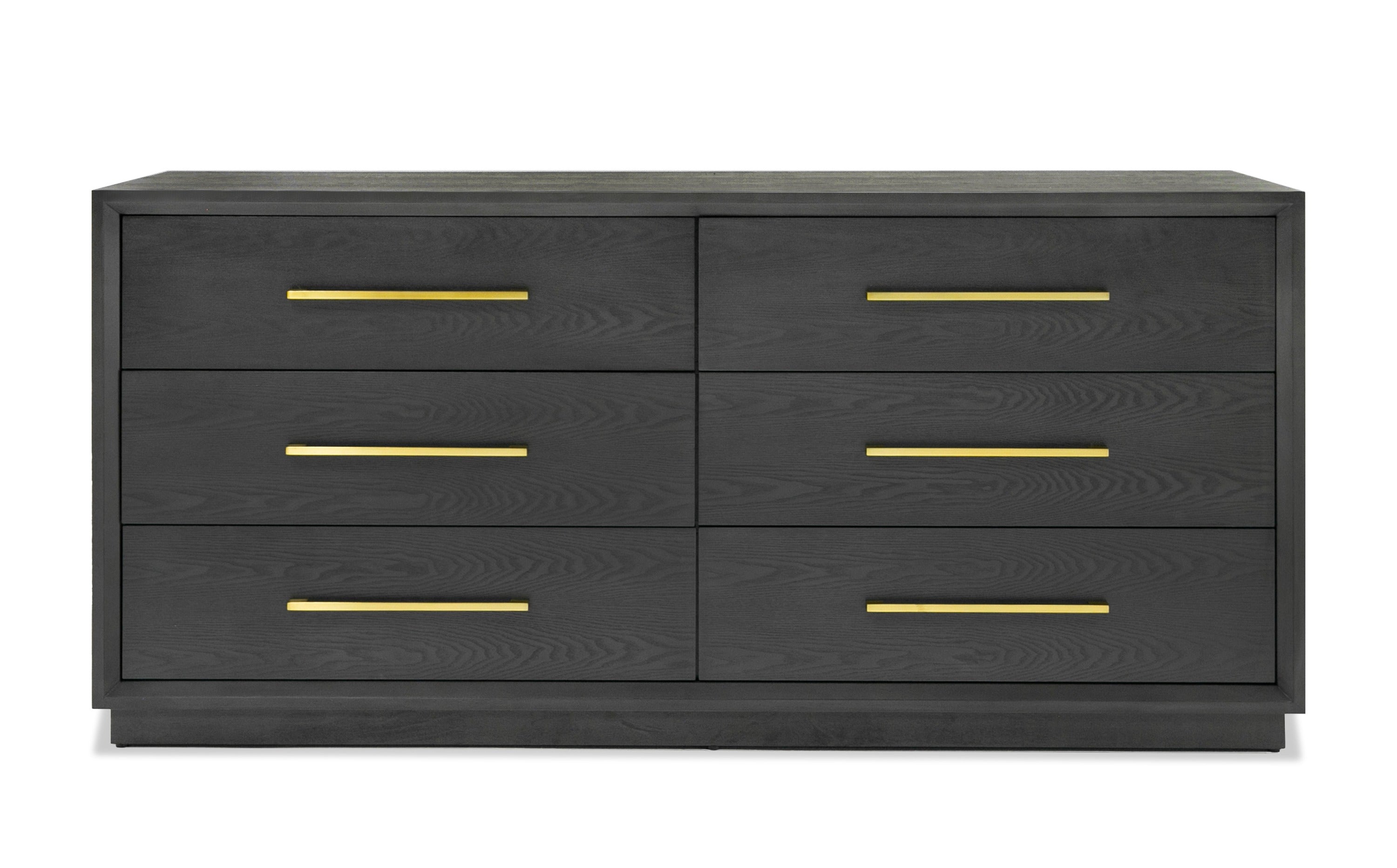 Modrest Manhattan Contemporary Grey And Gold Dresser  Model VGMA-BR-127-DR