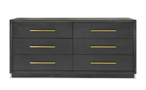 Modrest Manhattan Contemporary Grey And Gold Dresser  Model VGMA-BR-127-DR