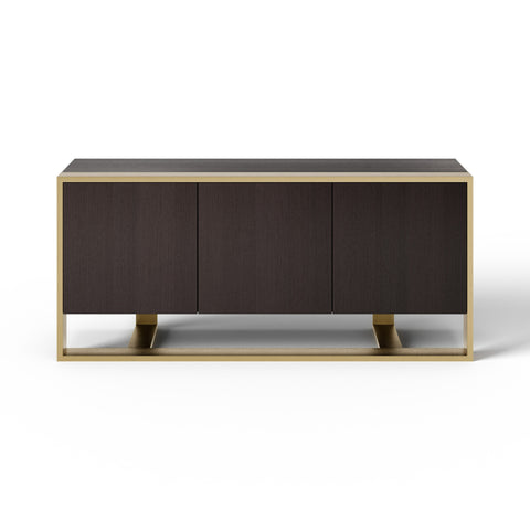 Modrest Modern Fauna Wenge And Brass Buffet Model VGBB-BN-2M-BWB-BUF