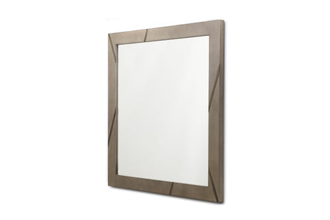 Modrest Nixa Modern Beige Velvet & Brushed Bronze & Birch Bedroom Set Model VGVC-BD1909-SET-BGE