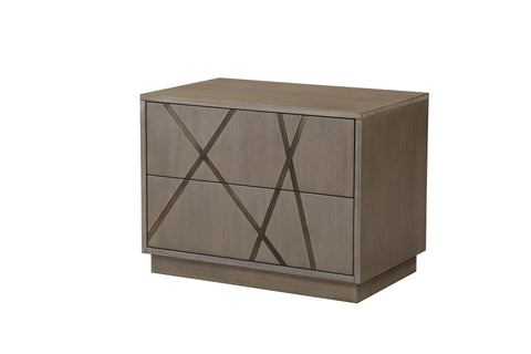 Modrest Nixa Modern Beige Velvet & Brushed Bronze & Birch Bed With Nightstands Queen Model VGVC-BD1909-BED-NS-BGE-queen-1