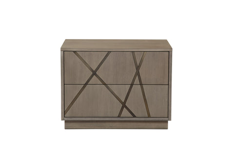 Modrest Nixa Modern Beige Velvet & Brushed Bronze & Birch Bed With Nightstands Queen Model VGVC-BD1909-BED-NS-BGE-queen-1