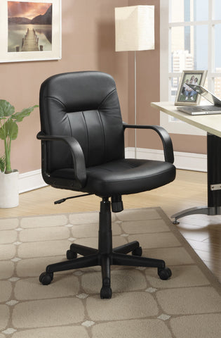 Coaster Minato Adjustable Height Office Chair Black Model 800049